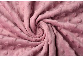 Minky Fleece Dunkel Altrosa