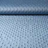 Minky Fleece Blue Jeans