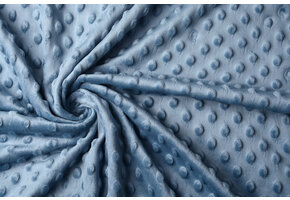 Minky Fleece Blau Jeans