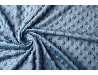 Minky Fleece Blauw Jeans