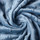 Minky Fleece Blue Jeans