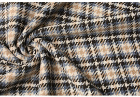 Geweven Wollen Stof Ruit Licht Jeans