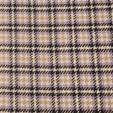 Woven Woolen Fabric Check Lilac
