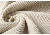Mini Waffle Pique Fabric Light Beige