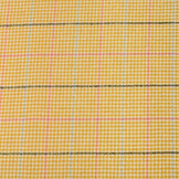Geweven Wollen Stof Fijne Ruit Oker Geel