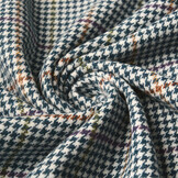 Woven Woolen Fabric Fine Check Jeans