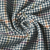 Geweven Wollen Stof Fijne Ruit Jeans