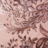 Pailletten op Mesh Jamella Oud Roze