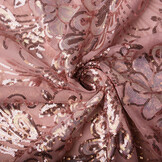 Sequins on Mesh Jamella Old Pink