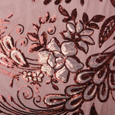 Sequins on Mesh Jamella Bordeaux