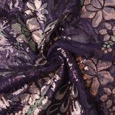 Sequins on Mesh Jamella Purple