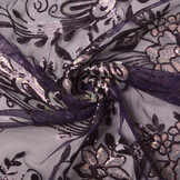 Sequins on Mesh Jamella Purple