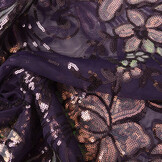 Sequins on Mesh Jamella Purple
