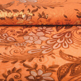 Sequins on Mesh Jamella Orange