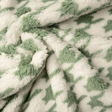 Curly Teddy  Pied de Poule Old Green