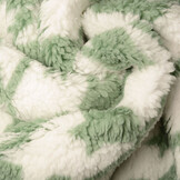 Teddy Stof Pied de Poule Oud Groen