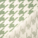 Teddystoff Pied de Poule Altgrün