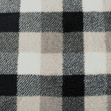 Curly Teddy Checkered Grey