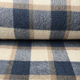 Curly Teddy Large Checkered Jeans