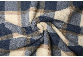 Teddy Stof Grote Ruit Jeans