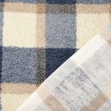 Curly Teddy Large Checkered Jeans