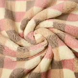 Curly Teddy Checkered Multicolor