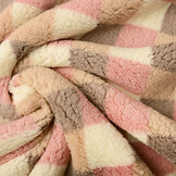 Curly Teddy Checkered Multicolor