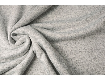 Knitted Jogging, Fur Melange Silver