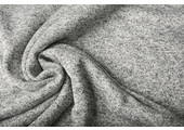 Sweatstoff Gestrickt, Bunt Melange Silber Grau