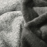 Gebreide Jogging, Bont Melange Zilver Grijs