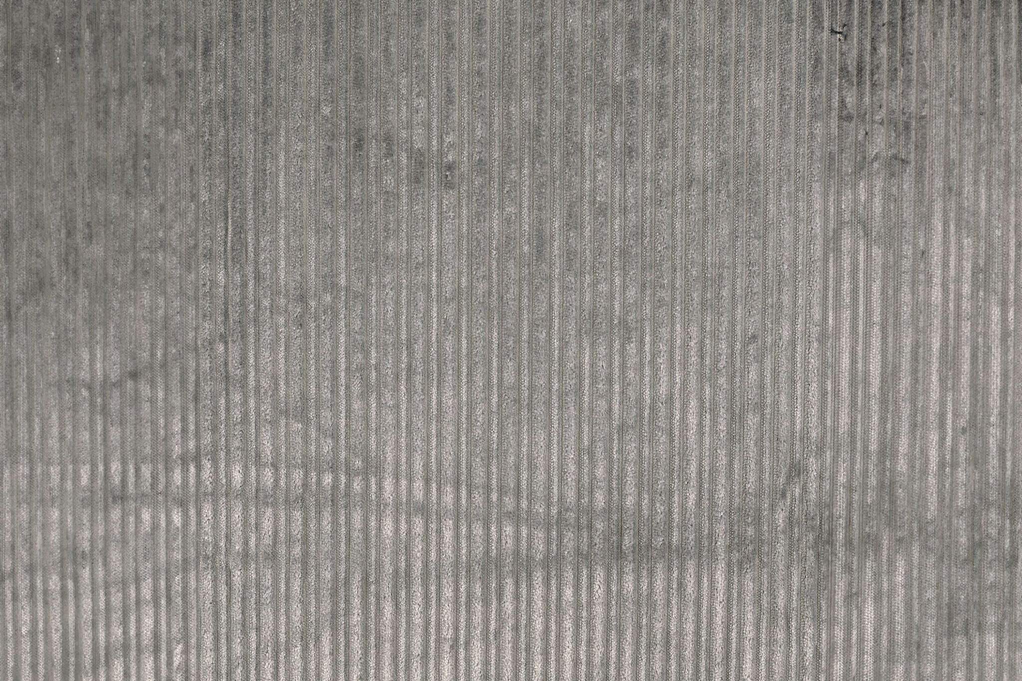 High and Low Rib Fabric Grey