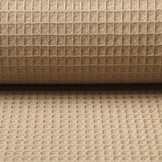 Waffle Pique Fabric Beige
