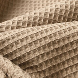 Waffle Pique Fabric Beige