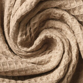 Waffelpiqué Baumwolle Beige
