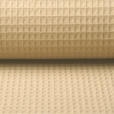 Waffle Pique Fabric Champagne
