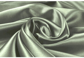 Stretch Satin Altgrün