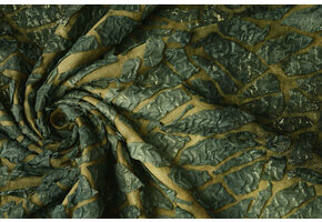 Jersey Glitter Stof Tie Dye Groen