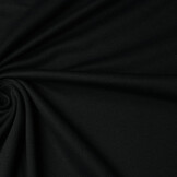 Viscose Punta Di Roma Geruwd Zwart