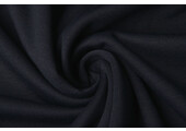 Viscose Punta Di Roma Roughened Navy Blue