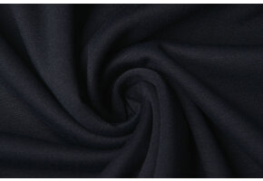 Viscose Punta Di Roma Geruwd Marine Blauw