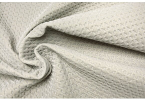 Velours Embossing Grijs-Beige