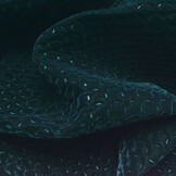 Velours Embossing Petrol Blue