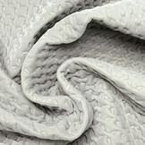 Velours Embossing  Silver Grey