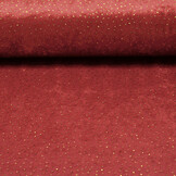 Samt mit Glitzer Rot