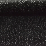 Velours met Glitter Zwart