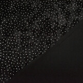 Samt mit Glitzer Schwarz