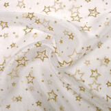 Luxe Organza Sterren Goud