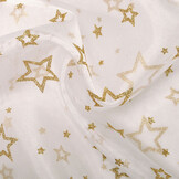 Luxury Organza Stars Gold