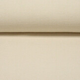 Linen Waffle Pique Fabric Creme