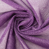 Feiner Tüll mit Glitzer Lila